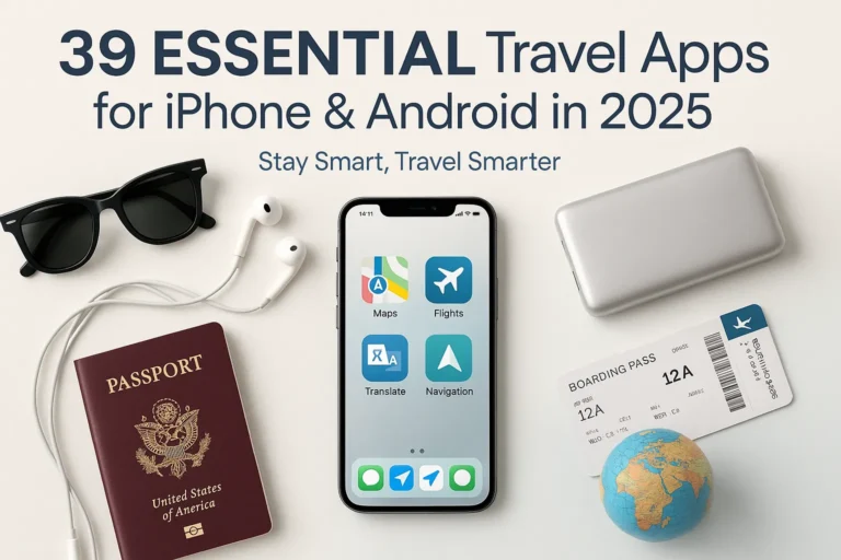 39 ESSENTIAL Travel Apps for iPhone & Android in 2025