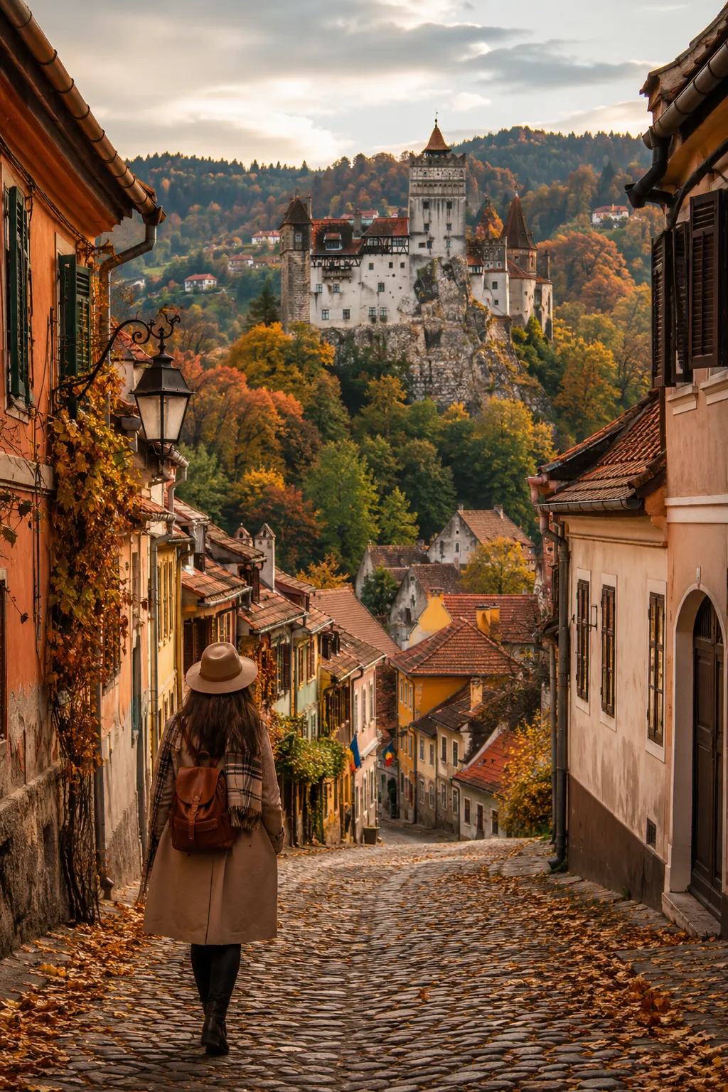 Transylvania Romania fall travel with castles and autumn forests