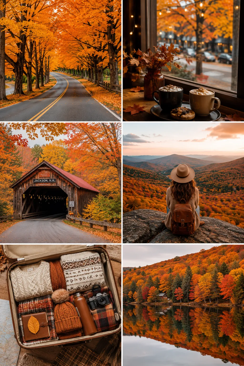 Pinterest fall travel photo ideas for autumn destinations and road trips
