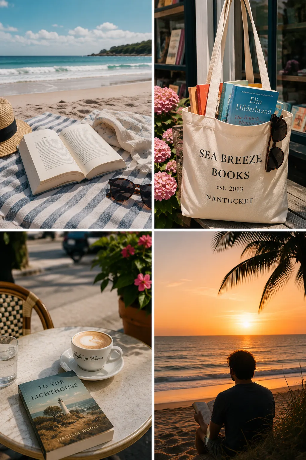Pinterest photo ideas for beach vacations for book lovers.