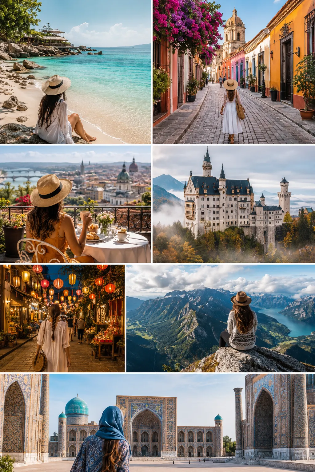 Pinterest-worthy cheap travel destinations that look expensive collage