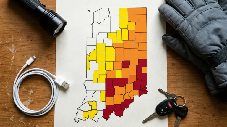 Indiana Travel Advisory Map: How to Check County Travel Status, Road Conditions and Winter Warnings
